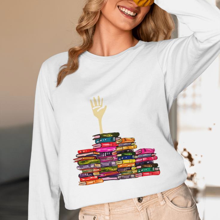Reading Books Librarian Reader Nerd I'm Ok Teacher School Unisex Long Sleeve T-Shirt, funny design Reading Books Librarian Reader Nerd I'm Ok Teacher School Unisex Long Sleeve T-Shirt, funny design