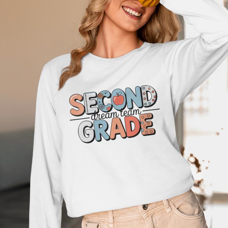 Second Grade Dream Team Back To School 2nd Grade Teacher Unisex Long Sleeve T-Shirt, funny design Second Grade Dream Team Back To School 2nd Grade Teacher Unisex Long Sleeve T-Shirt, funny design
