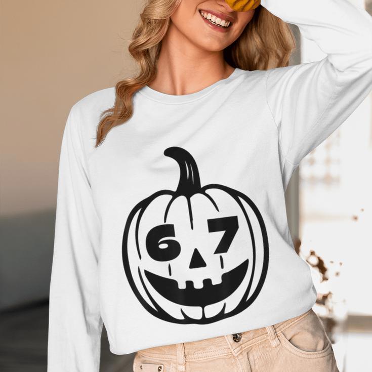 Six Seven Halloween Costume For Students Teachers Unisex Long Sleeve T-Shirt, funny design Six Seven Halloween Costume For Students Teachers Unisex Long Sleeve T-Shirt, funny design