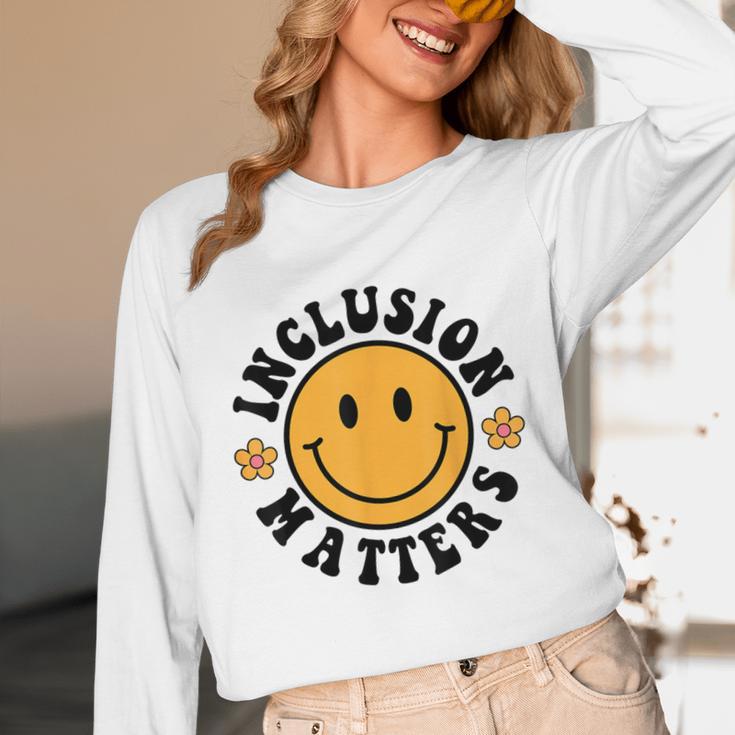 Special Education Teacher Autism Awareness Inclusion Matters Unisex Long Sleeve T-Shirt, funny design Special Education Teacher Autism Awareness Inclusion Matters Unisex Long Sleeve T-Shirt, funny design