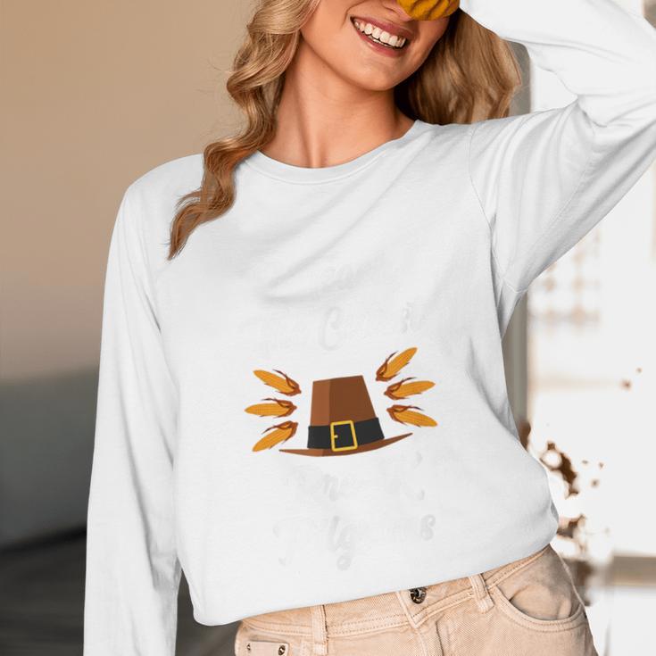 I Teach The Cutest Pre-K Pilgrims Thanksgiving Teacher Item Unisex Long Sleeve T-Shirt, funny design
