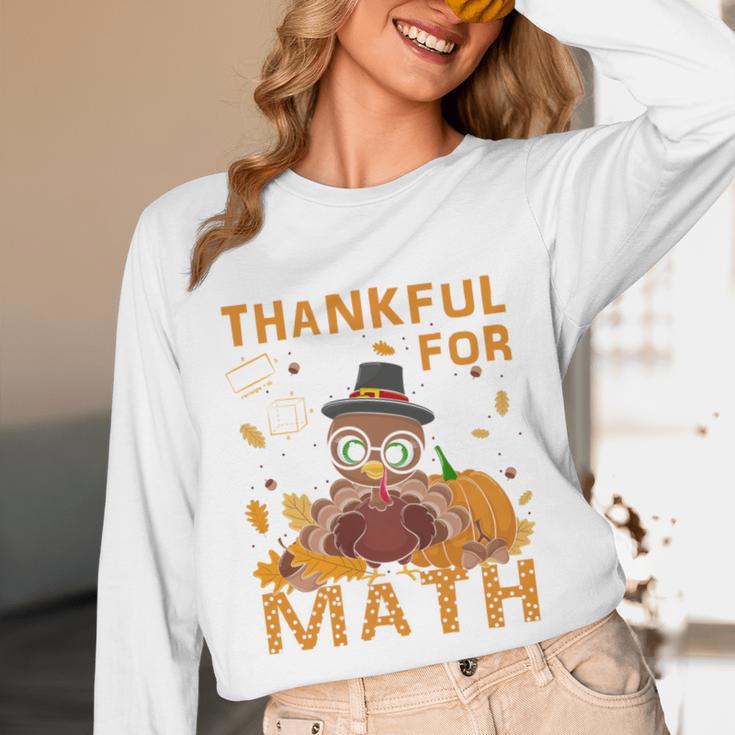 Thankful Math Turkey Teacher Happy Thanksgiving Unisex Long Sleeve T-Shirt, funny design Thankful Math Turkey Teacher Happy Thanksgiving Unisex Long Sleeve T-Shirt, funny design