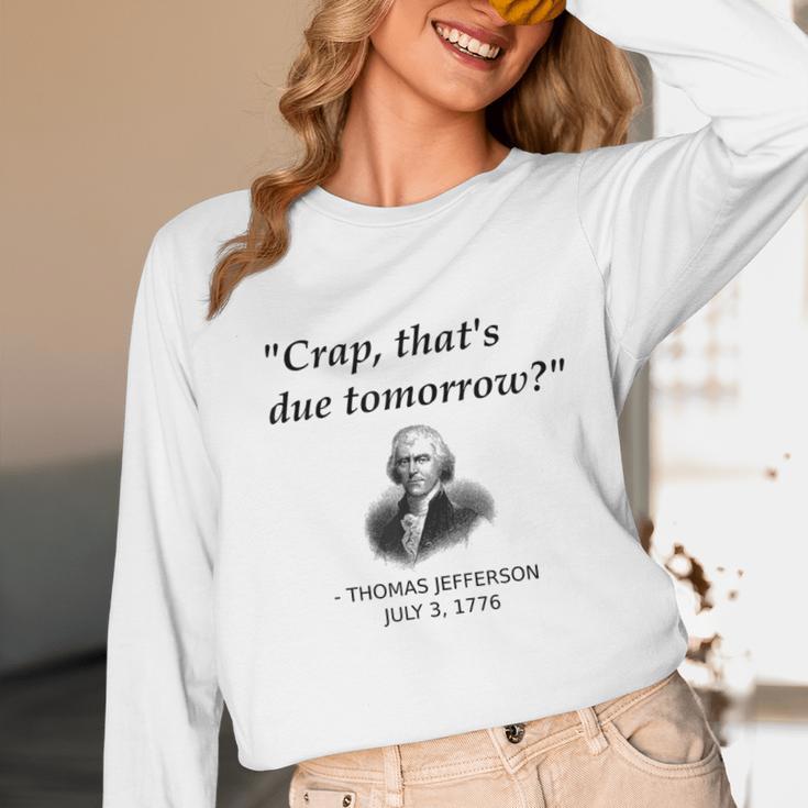 Thomas Jefferson USA History Teacher Student Unisex Long Sleeve T-Shirt, funny design Thomas Jefferson USA History Teacher Student Unisex Long Sleeve T-Shirt, funny design