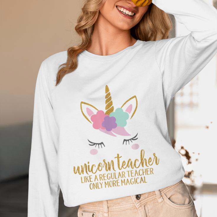 Unicorn Teacher Shirt For Women School Teacher Unisex Long Sleeve T-Shirt, funny design Unicorn Teacher Shirt For Women School Teacher Unisex Long Sleeve T-Shirt, funny design