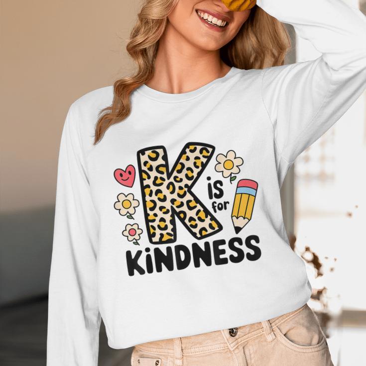 Unity Day Design Kindness Orange Teacher Kids Be Kind Unisex Long Sleeve T-Shirt, funny design