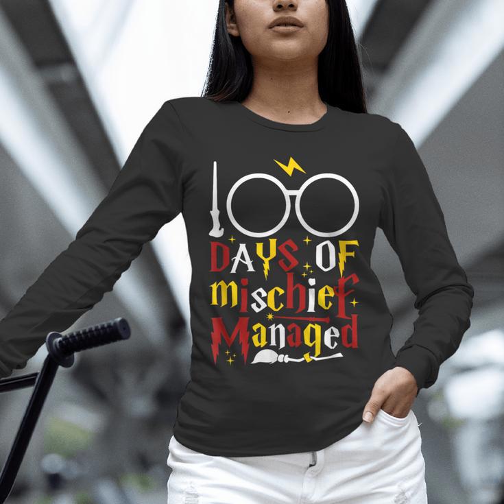 100 Days Of Mischief Managed Teacher Kid 100th Day Of School Unisex Long Sleeve T-Shirt, novelty gifts, funny gifts 100 Days Of Mischief Managed Teacher Kid 100th Day Of School Unisex Long Sleeve T-Shirt, novelty gifts, funny gifts