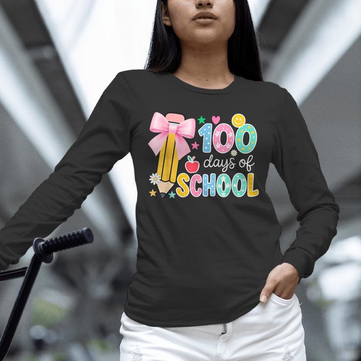 100 Days Of School Preppy 100th Day Of School Teachers Girls Unisex Long Sleeve T-Shirt, novelty gifts, funny gifts 100 Days Of School Preppy 100th Day Of School Teachers Girls Unisex Long Sleeve T-Shirt, novelty gifts, funny gifts