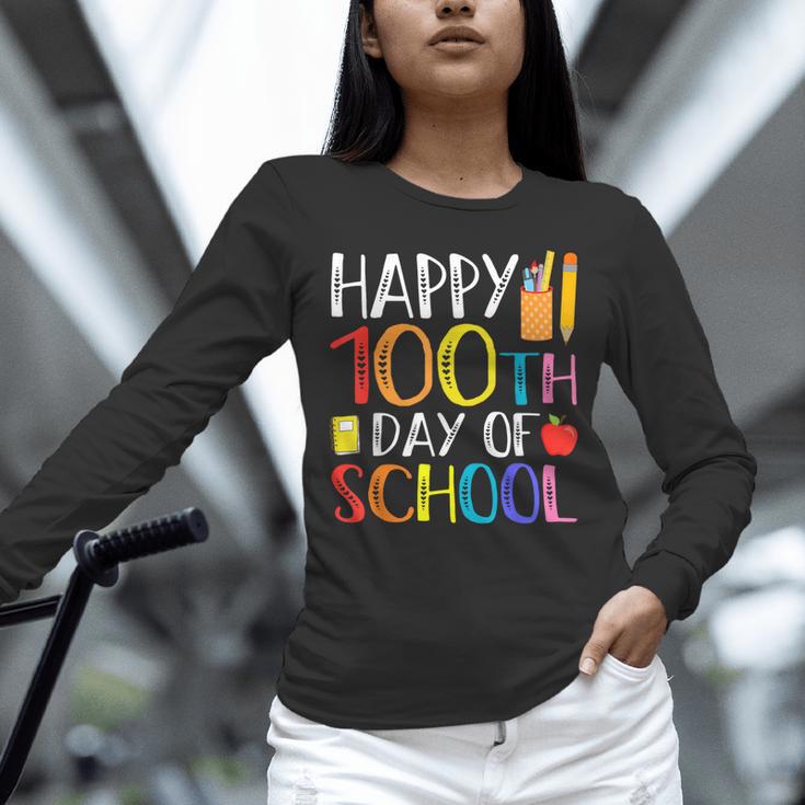 100 Days Of School Teacher And Student Unisex Long Sleeve T-Shirt, novelty gifts, funny gifts