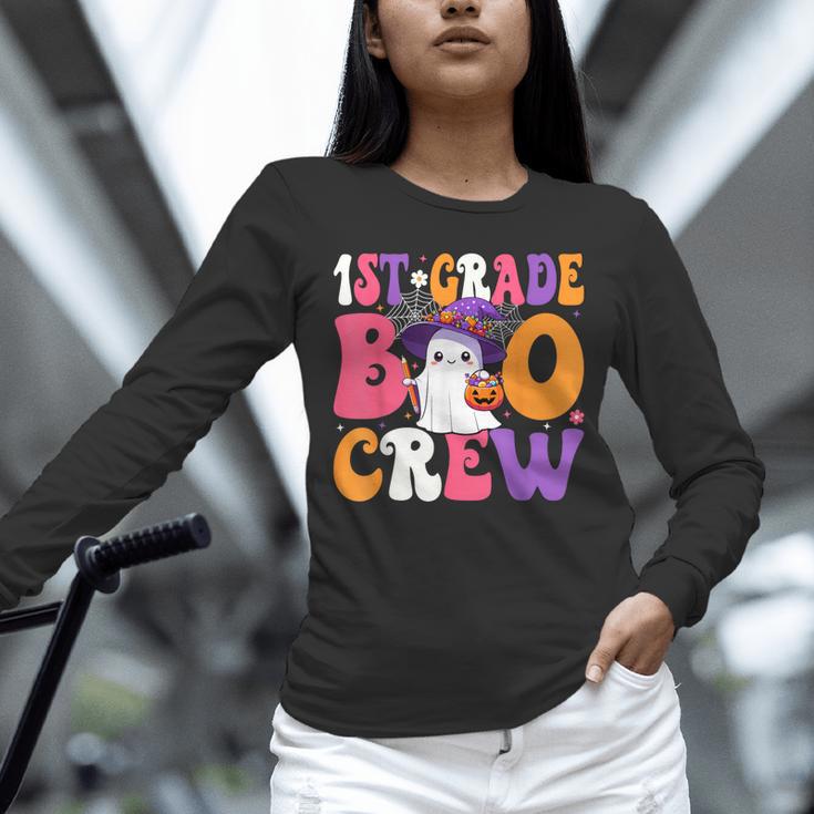 1st Grade Boo Crew Halloween First Grade Halloween Teacher Unisex Long Sleeve T-Shirt, novelty gifts, funny gifts 1st Grade Boo Crew Halloween First Grade Halloween Teacher Unisex Long Sleeve T-Shirt, novelty gifts, funny gifts