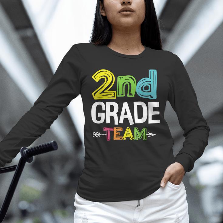 2nd Grade Team T-Shirt 2nd Grade Squad Teacher Unisex Long Sleeve T-Shirt, novelty gifts, funny gifts