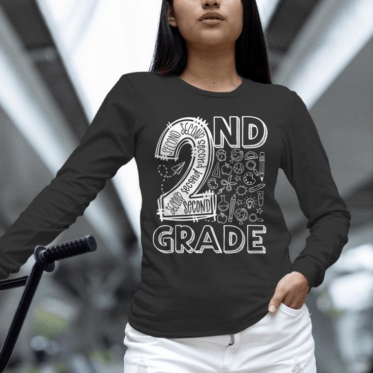 2nd Grade Typography Team 2nd Grade Teacher Back To School Unisex Long Sleeve T-Shirt, novelty gifts, funny gifts 2nd Grade Typography Team 2nd Grade Teacher Back To School Unisex Long Sleeve T-Shirt, novelty gifts, funny gifts