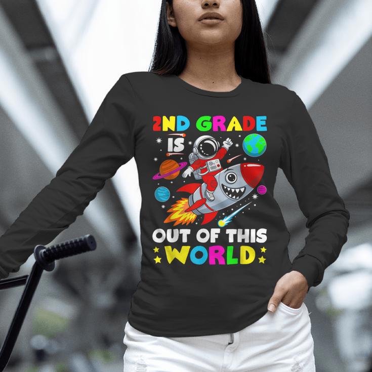 2nd Grade Is Out Of This World Space Rocket Planets Teacher Unisex Long Sleeve T-Shirt, novelty gifts, funny gifts 2nd Grade Is Out Of This World Space Rocket Planets Teacher Unisex Long Sleeve T-Shirt, novelty gifts, funny gifts
