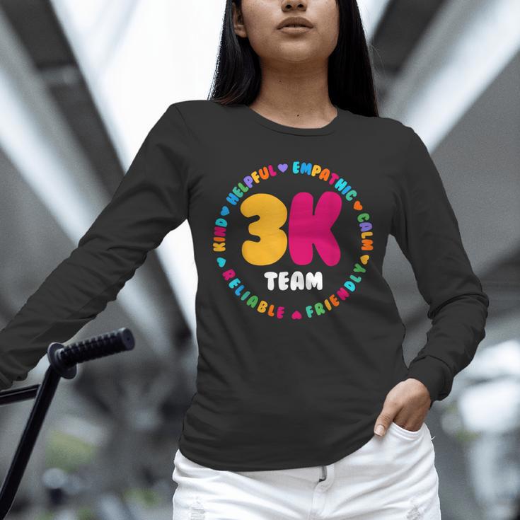 3K Team & Teacher Squad Threes Crew PreK Elementary Team Unisex Long Sleeve T-Shirt, novelty gifts, funny gifts 3K Team & Teacher Squad Threes Crew PreK Elementary Team Unisex Long Sleeve T-Shirt, novelty gifts, funny gifts