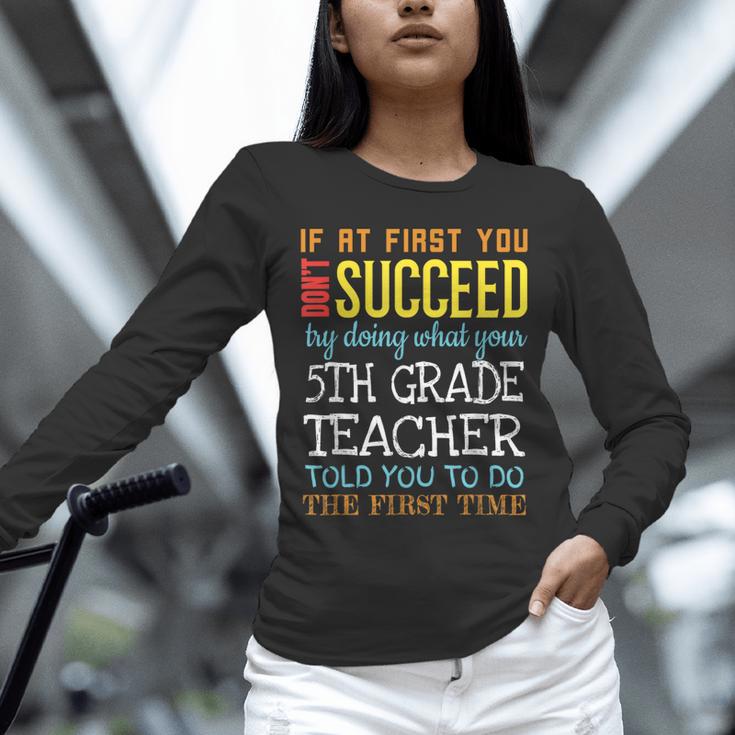 5th Grade Teacher Appreciation Unisex Long Sleeve T-Shirt, novelty gifts, funny gifts 5th Grade Teacher Appreciation Unisex Long Sleeve T-Shirt, novelty gifts, funny gifts