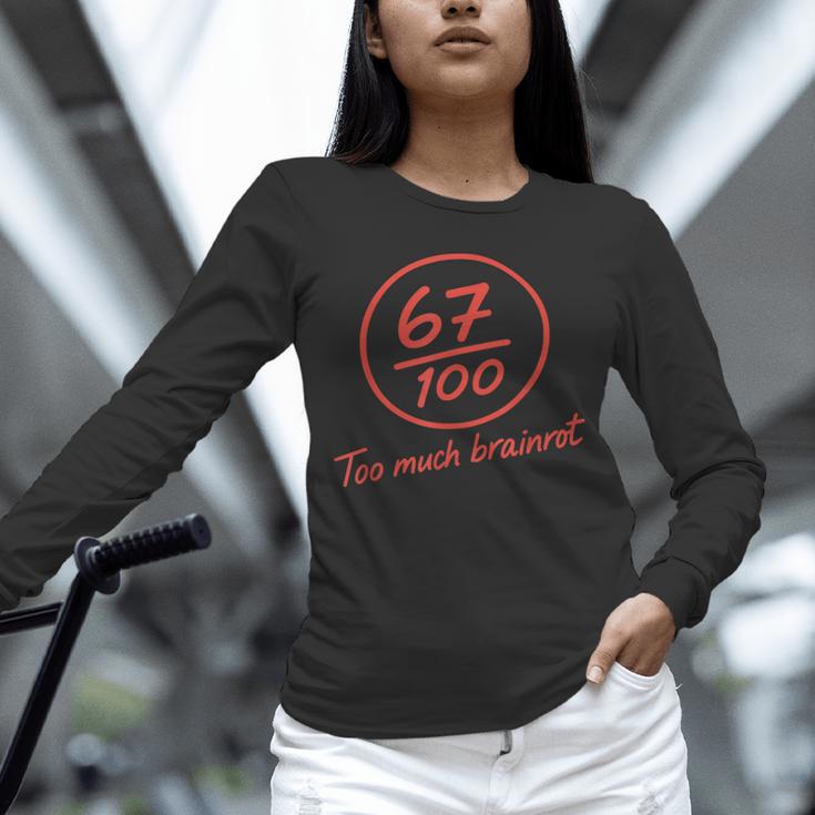 6 7 Brainrot Elementary Teacher Meme 67 Six Seven Unisex Long Sleeve T-Shirt, novelty gifts, funny gifts 6 7 Brainrot Elementary Teacher Meme 67 Six Seven Unisex Long Sleeve T-Shirt, novelty gifts, funny gifts