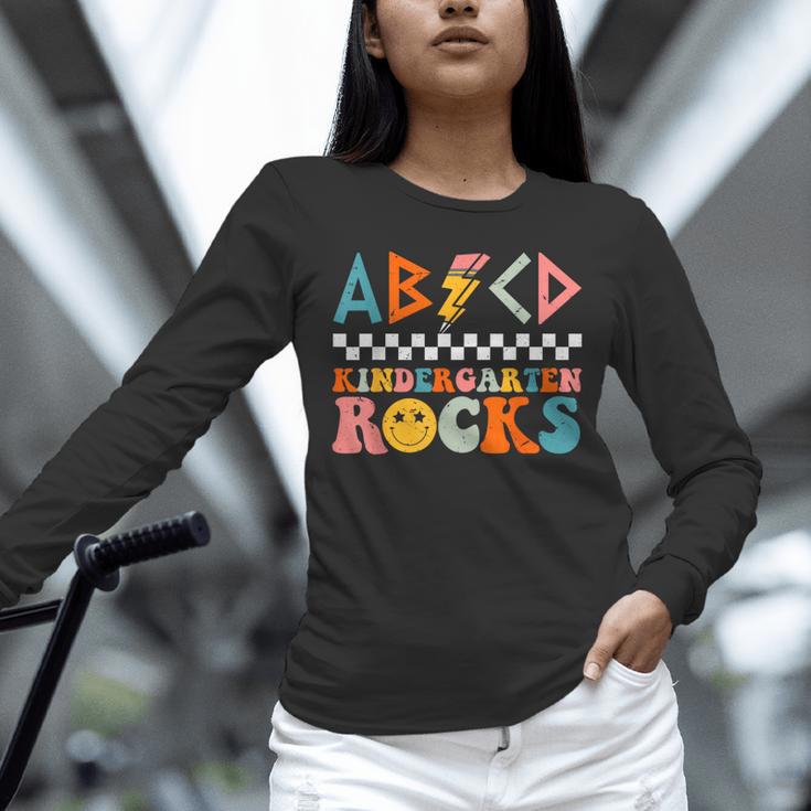 ABCD Kindergarten Rocks Back To School Teacher Kindergarten Unisex Long Sleeve T-Shirt, novelty gifts, funny gifts ABCD Kindergarten Rocks Back To School Teacher Kindergarten Unisex Long Sleeve T-Shirt, novelty gifts, funny gifts