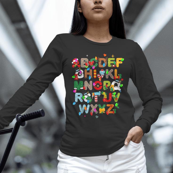 ABCs Learning Kindergarten Teacher Christmas Lights Alphabet For Men Women Kids Unisex Long Sleeve T-Shirt, novelty gifts, funny gifts ABCs Learning Kindergarten Teacher Christmas Lights Alphabet For Men Women Kids Unisex Long Sleeve T-Shirt, novelty gifts, funny gifts