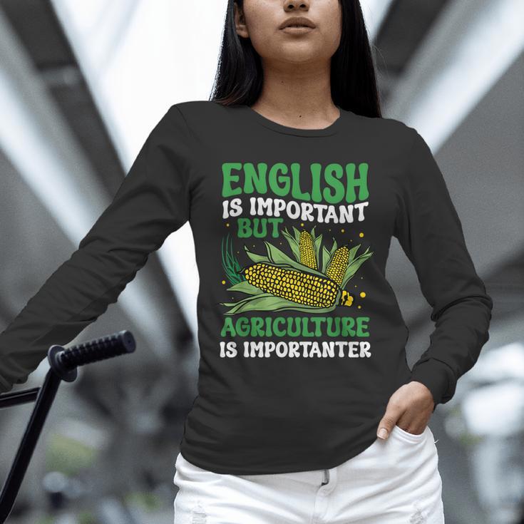 AG Teacher English Is Important But Agriculture Teacher Unisex Long Sleeve T-Shirt, novelty gifts, funny gifts AG Teacher English Is Important But Agriculture Teacher Unisex Long Sleeve T-Shirt, novelty gifts, funny gifts