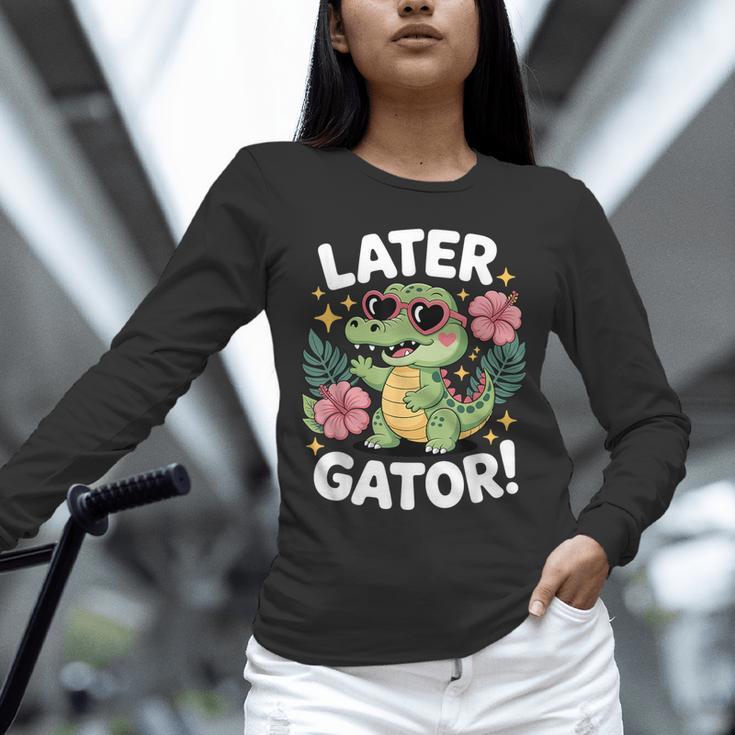 Alligator Later Gator Teacher Summer Last Day Fun Unisex Long Sleeve T-Shirt, novelty gifts, funny gifts Alligator Later Gator Teacher Summer Last Day Fun Unisex Long Sleeve T-Shirt, novelty gifts, funny gifts