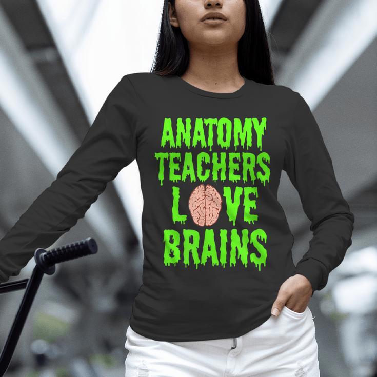 Anatomy Teachers Love Brains Halloween Teacher Costume Shirt Unisex Long Sleeve T-Shirt, novelty gifts, funny gifts Anatomy Teachers Love Brains Halloween Teacher Costume Shirt Unisex Long Sleeve T-Shirt, novelty gifts, funny gifts