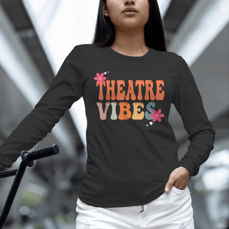 Theatre Vibes Teacher Man Women Youth Auditorium Concert Tee Unisex Long Sleeve T-Shirt, novelty gifts, funny gifts
