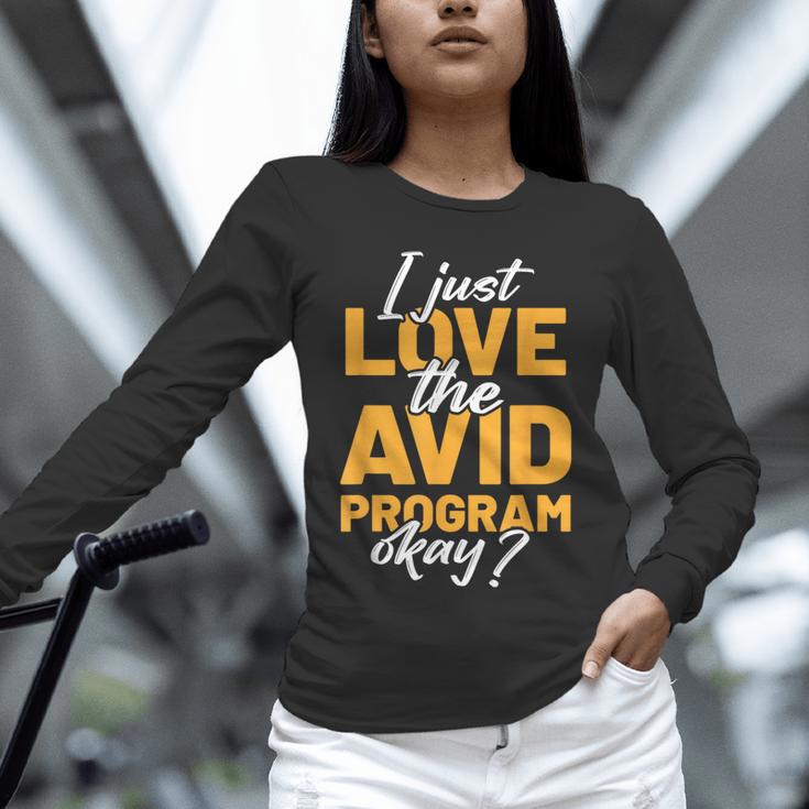 AVID Team Appreciation Essentials AVID Program Teacher Unisex Long Sleeve T-Shirt, novelty gifts, funny gifts
