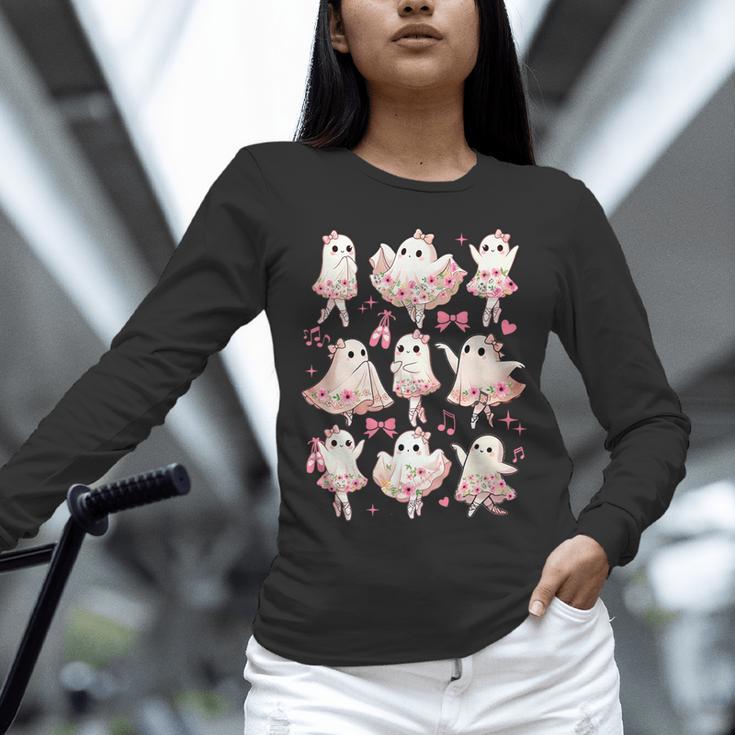 Ballet Ghost Ballet Dancer Spooky Dance Halloween Teacher Unisex Long Sleeve T-Shirt, novelty gifts, funny gifts Ballet Ghost Ballet Dancer Spooky Dance Halloween Teacher Unisex Long Sleeve T-Shirt, novelty gifts, funny gifts