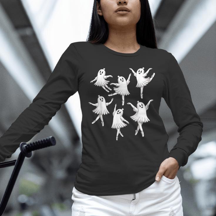 Ballet Ghost Dancer Spooky Dance Teacher Halloween Costume Unisex Long Sleeve T-Shirt, novelty gifts, funny gifts Ballet Ghost Dancer Spooky Dance Teacher Halloween Costume Unisex Long Sleeve T-Shirt, novelty gifts, funny gifts