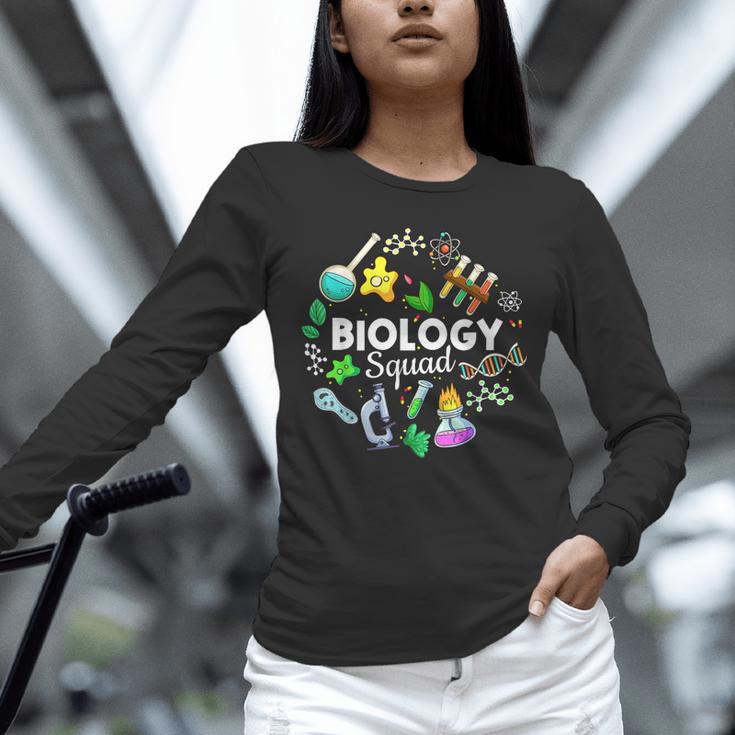 Biology Squad Science Teacher Student Biologist Unisex Long Sleeve T-Shirt, novelty gifts, funny gifts