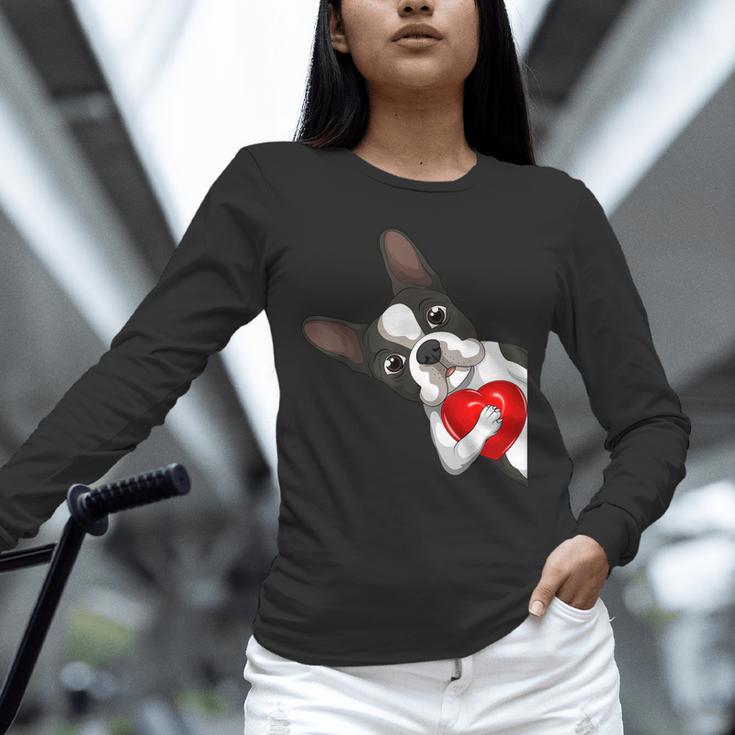 Boston Terrier Bostie Dog Kids Women Girls Unisex Long Sleeve T-Shirt, novelty gifts, funny gifts