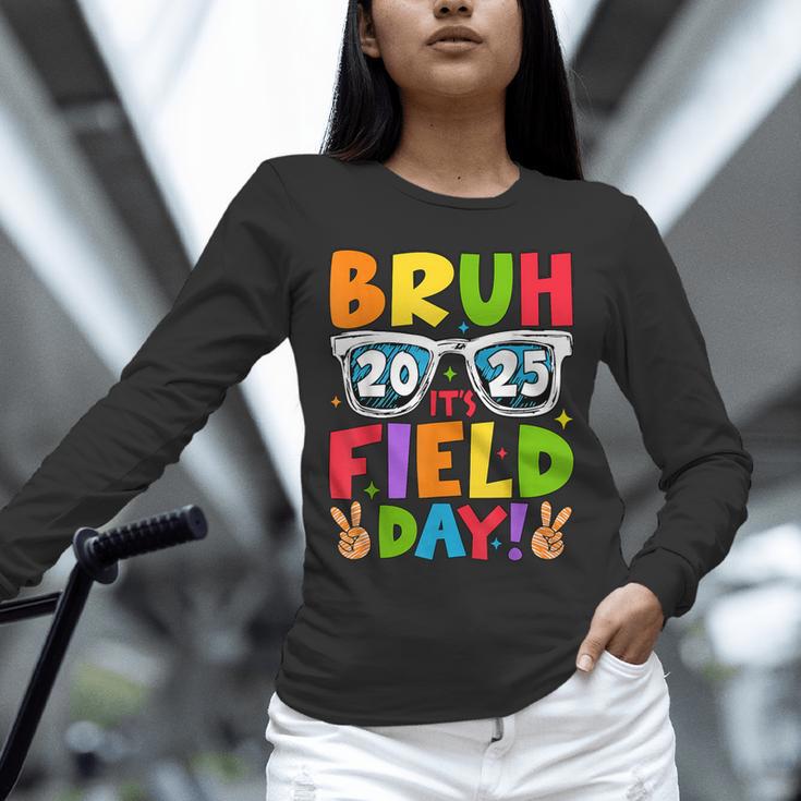 Bruh It's Field Day Teacher Boys Girls Kids Field Day 2025 Unisex Long Sleeve T-Shirt, novelty gifts, funny gifts