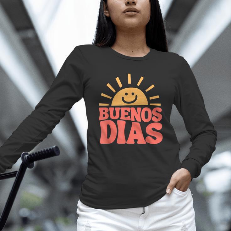 Buenos Dias Spanish Teacher Appreciation Back To School Unisex Long Sleeve T-Shirt, novelty gifts, funny gifts