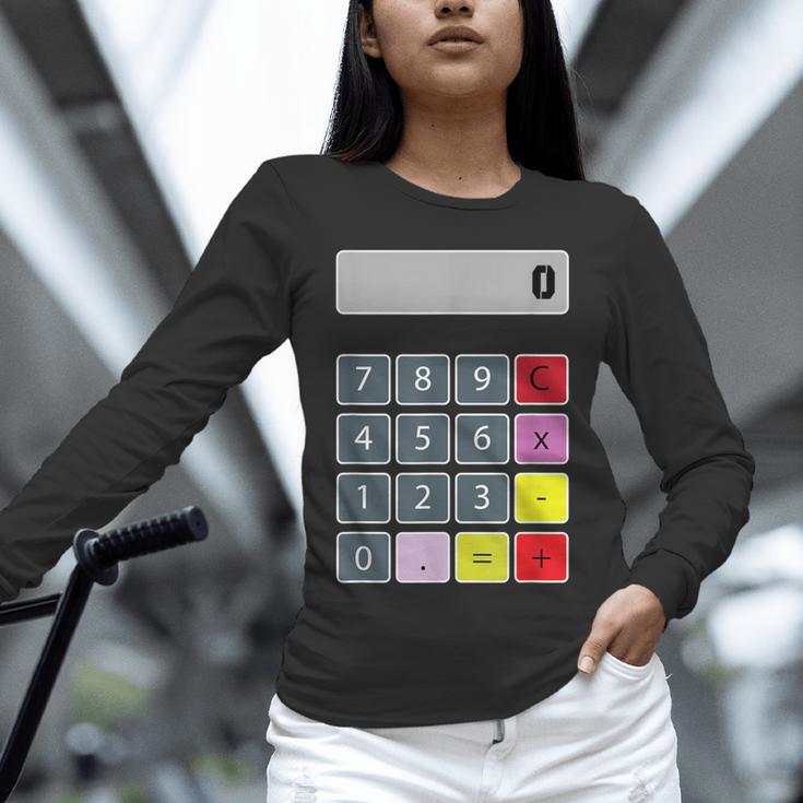 Calculator Math Teacher Halloween Costumes Women Men Adults Unisex Long Sleeve T-Shirt, novelty gifts, funny gifts Calculator Math Teacher Halloween Costumes Women Men Adults Unisex Long Sleeve T-Shirt, novelty gifts, funny gifts