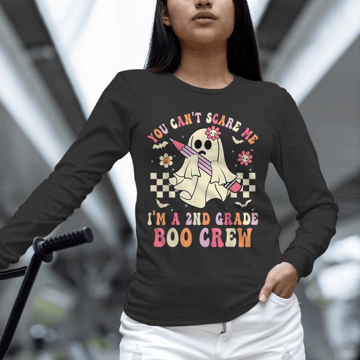 You Can't Scare Me Im A 2nd-Grade Boo Crew Teacher Halloween Unisex Long Sleeve T-Shirt, novelty gifts, funny gifts You Can't Scare Me Im A 2nd-Grade Boo Crew Teacher Halloween Unisex Long Sleeve T-Shirt, novelty gifts, funny gifts