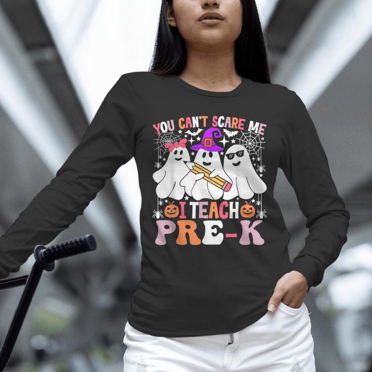 You Can't Scare Me I Teach Pre-k Halloween Teacher Unisex Long Sleeve T-Shirt, novelty gifts, funny gifts You Can't Scare Me I Teach Pre-k Halloween Teacher Unisex Long Sleeve T-Shirt, novelty gifts, funny gifts