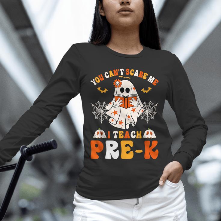 You Cant Scare Me I Teach Pre-K Teacher Halloween Unisex Long Sleeve T-Shirt, novelty gifts, funny gifts You Cant Scare Me I Teach Pre-K Teacher Halloween Unisex Long Sleeve T-Shirt, novelty gifts, funny gifts