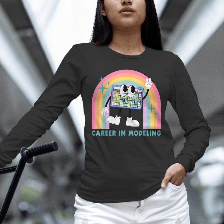 Career In Modeling AAC Teacher SLP SPED Communication Autism Unisex Long Sleeve T-Shirt, novelty gifts, funny gifts Career In Modeling AAC Teacher SLP SPED Communication Autism Unisex Long Sleeve T-Shirt, novelty gifts, funny gifts