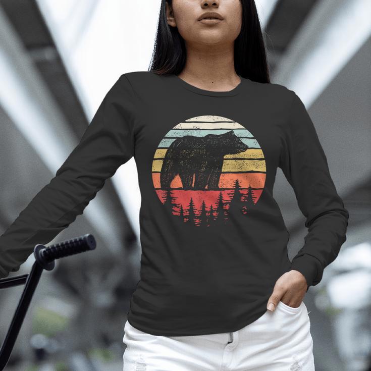 Catch Some Rays Vintage Retro Grizzly Bear Unisex Long Sleeve T-Shirt, novelty gifts, funny gifts