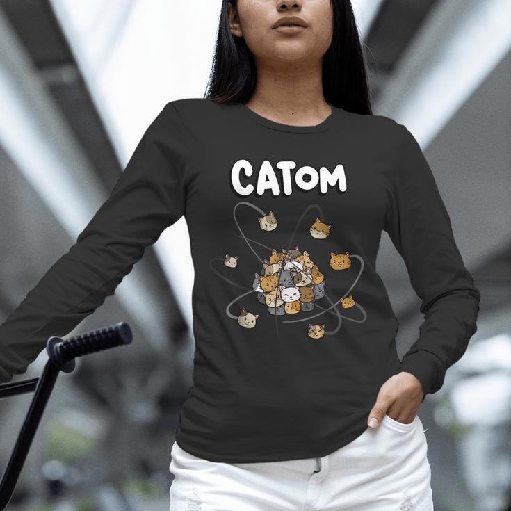 Catom Science Teacher Chemistry Lover Physics School Cat Unisex Long Sleeve T-Shirt, novelty gifts, funny gifts Catom Science Teacher Chemistry Lover Physics School Cat Unisex Long Sleeve T-Shirt, novelty gifts, funny gifts