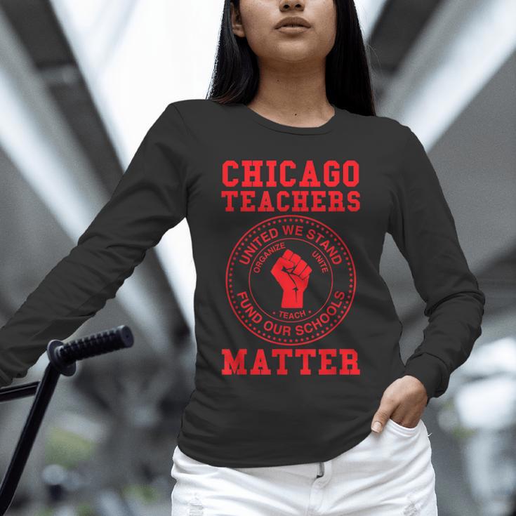 Chicago Teachers Matter Support Union Education Red For Ed Unisex Long Sleeve T-Shirt, novelty gifts, funny gifts Chicago Teachers Matter Support Union Education Red For Ed Unisex Long Sleeve T-Shirt, novelty gifts, funny gifts