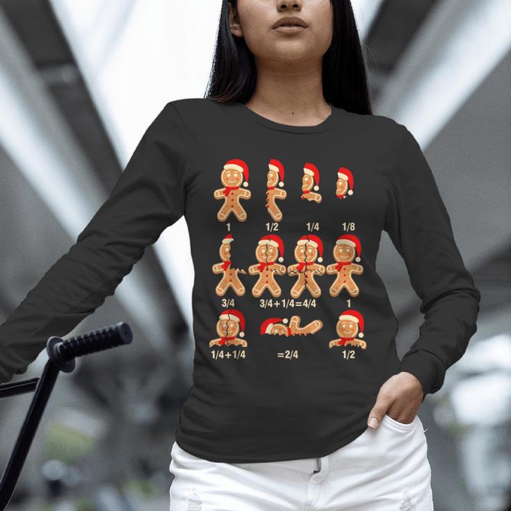 Christmas Math Teacher Equation Gingerbread With Santa Hat Men Women Unisex Long Sleeve T-Shirt, novelty gifts, funny gifts Christmas Math Teacher Equation Gingerbread With Santa Hat Men Women Unisex Long Sleeve T-Shirt, novelty gifts, funny gifts