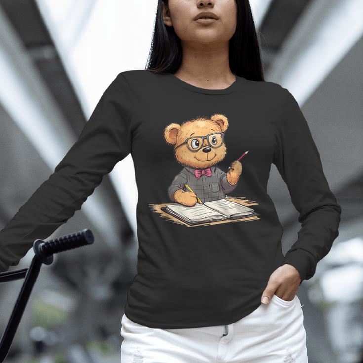 Classroom Fun With Teddy Bear Teacher Unisex Long Sleeve T-Shirt, novelty gifts, funny gifts Classroom Fun With Teddy Bear Teacher Unisex Long Sleeve T-Shirt, novelty gifts, funny gifts