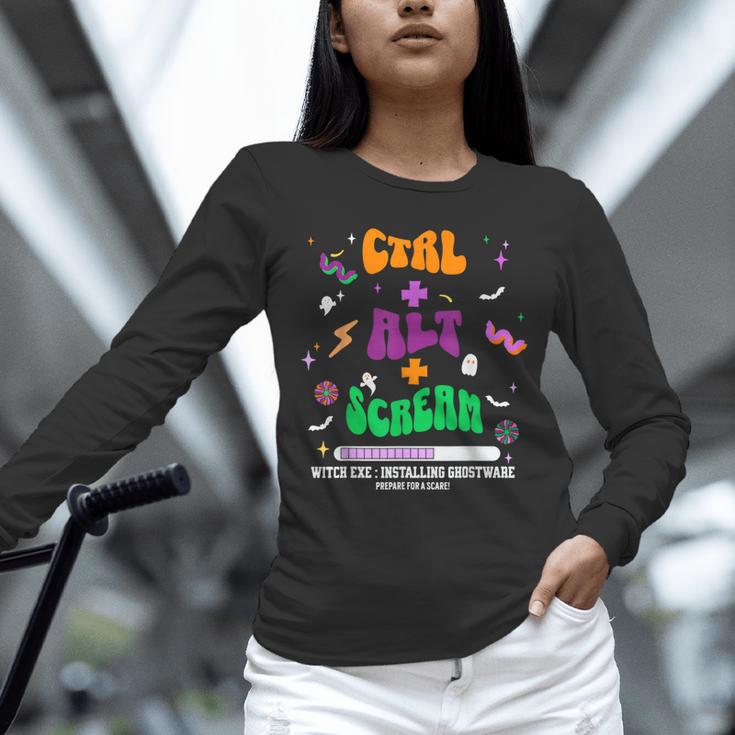 Computer Teacher Spooky Halloween Technology STEM Engineer Unisex Long Sleeve T-Shirt, novelty gifts, funny gifts Computer Teacher Spooky Halloween Technology STEM Engineer Unisex Long Sleeve T-Shirt, novelty gifts, funny gifts