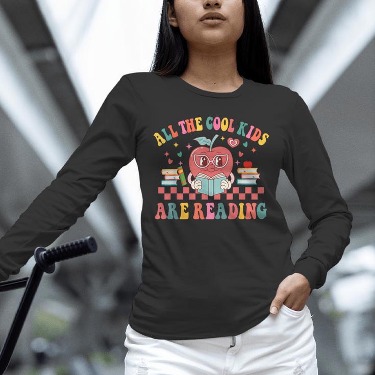 All The Cool Kids Are Reading Book Reading Teacher School Unisex Long Sleeve T-Shirt, novelty gifts, funny gifts All The Cool Kids Are Reading Book Reading Teacher School Unisex Long Sleeve T-Shirt, novelty gifts, funny gifts