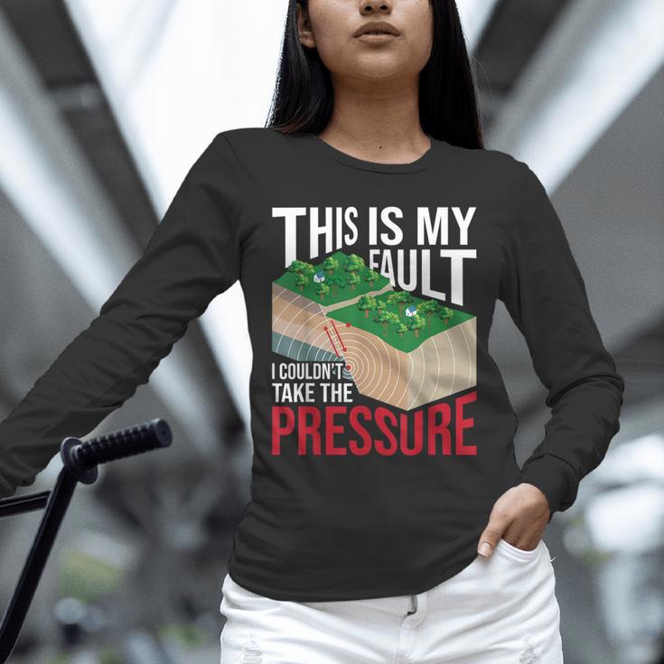 Couldn't Take The Pressure Geology Earth Science Teacher Unisex Long Sleeve T-Shirt, novelty gifts, funny gifts