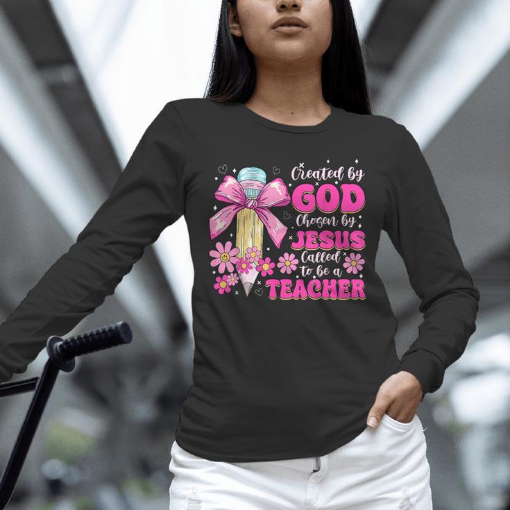 Created By God Called To Teacher Jesus Christian Teacher Unisex Long Sleeve T-Shirt, novelty gifts, funny gifts Created By God Called To Teacher Jesus Christian Teacher Unisex Long Sleeve T-Shirt, novelty gifts, funny gifts