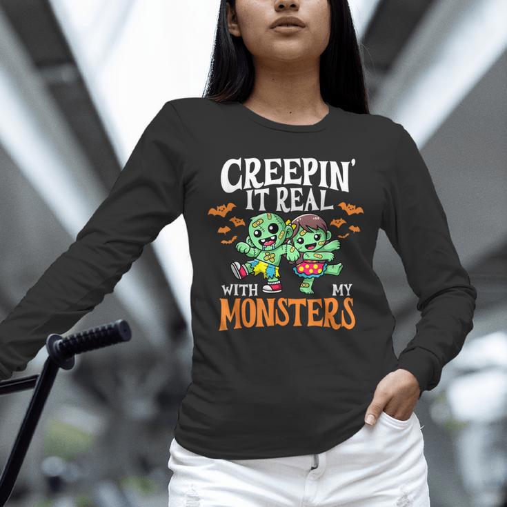 Creepin It Real Monster School Teacher Principal Halloween Unisex Long Sleeve T-Shirt, novelty gifts, funny gifts Creepin It Real Monster School Teacher Principal Halloween Unisex Long Sleeve T-Shirt, novelty gifts, funny gifts