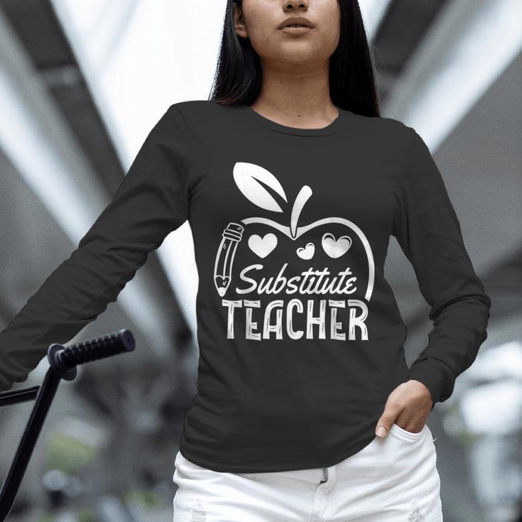 Cute Substitute Teacher Appreciation Men Women Unisex Long Sleeve T-Shirt, novelty gifts, funny gifts Cute Substitute Teacher Appreciation Men Women Unisex Long Sleeve T-Shirt, novelty gifts, funny gifts
