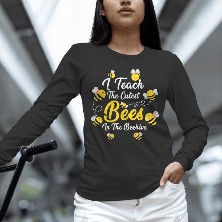 Cute I Teach The Cutest Bees In The Beehive Teacher's Day For Men Women Kids Unisex Long Sleeve T-Shirt, novelty gifts, funny gifts Cute I Teach The Cutest Bees In The Beehive Teacher's Day For Men Women Kids Unisex Long Sleeve T-Shirt, novelty gifts, funny gifts