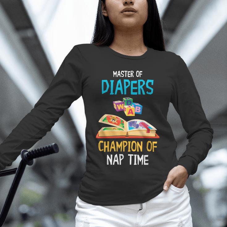 Daycare Provider Master Of Diapers Childcare Teacher Unisex Long Sleeve T-Shirt, novelty gifts, funny gifts Daycare Provider Master Of Diapers Childcare Teacher Unisex Long Sleeve T-Shirt, novelty gifts, funny gifts
